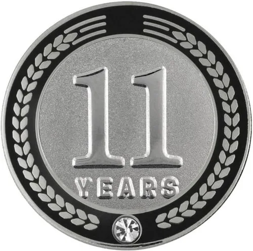 Vista 9 de PinMart Years of Service Award Employee Recognition Gift Pin de solapa - Negro