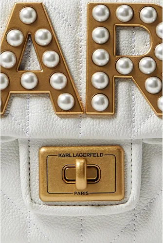 Vista 4 de Karl Lagerfeld Paris Agyness Shoulder Pearl Combo Talla única, Perla (Pearl Combo)