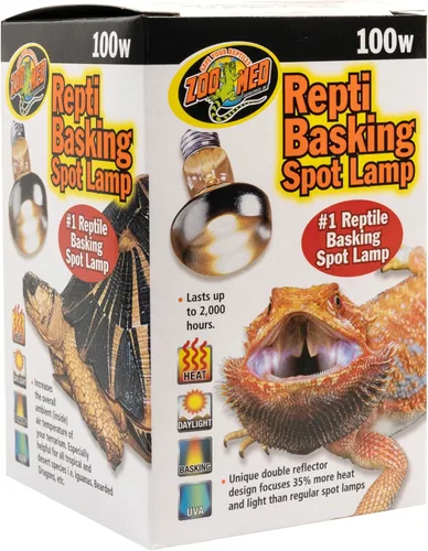 Vista 2 de Zoo Med Repti Basking Spot - Bombilla de repuesto para lámpara (100 W, 3 unidades)