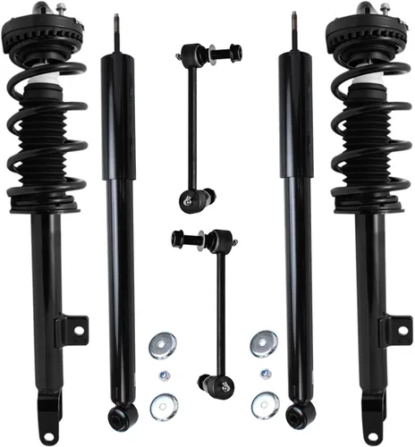 Vista 27 de Detroit Axle - Kit de puntales delanteros de 6 piezas para Ford Escape 2014-2019, 2 puntales y muelles helicoidales, 2 enlaces de barra