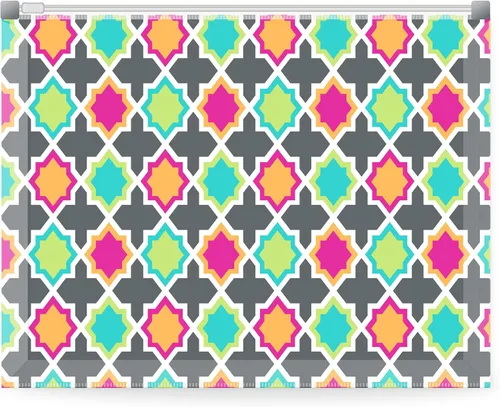 Vista 8 de C-Line Zip 'N Go 55610 - Sobres de polietileno reutilizables, diseño Bold Basics, paquete de 3