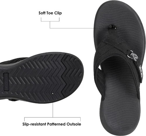Vista 4 de DREAM PAIRS Sandalias cómodas con soporte de arco para mujer