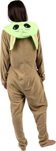 Vista 6 de STAR WARS Mandalorian and Grogu - Disfraz de pijama para hombre