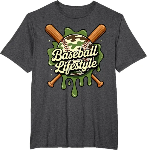 Vista 68 de Baseball Life Style 101 Apparel Youth Drip Baseball Boys Kid Camiseta