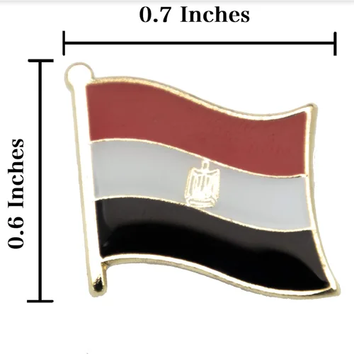 Vista 3 de Parche para coser con bandera de Egipto y banderas de países árabes africanos, 2
