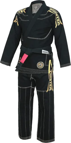 Vista 3 de Twister Black Mamba Brazilian Jiu Jitsu Gi Uniforme BJJ Preencogido Con cinturón BJJ GRATIS y bolsa Gi GRATIS