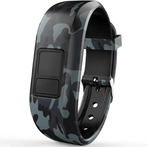 Vista 10 de Bands for Garmin Vivofit jr/jr 2/3, Adjustable Replacement Wristbands with Watch Buckle for Women Men(No Tracker)