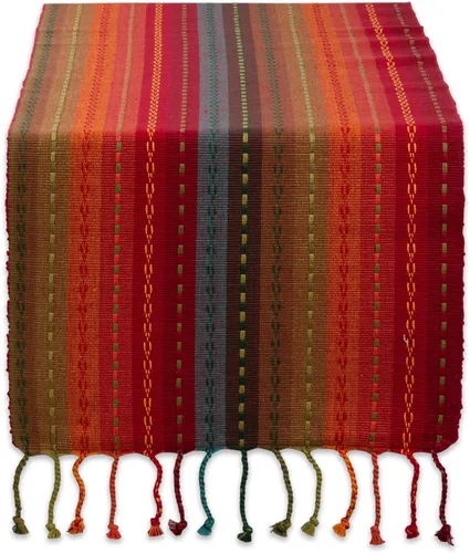 Vista 13 de DII Southwest Collection - Camino de mesa, color azul, 14 x 72 pulgadas