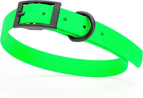 Vista 113 de Dogline Biothane - Collar impermeable para perro con hebilla de liberación rápida, resistente cincha de nailon recubierta con resistente y a prueba
