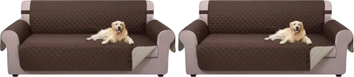 Vista 131 de U-NICE HOME Funda para sillón reclinable, reversible, con correas elásticas, resistente al agua, protege de perros y mascotas, sillón pequeño