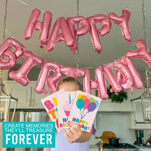 Vista 5 de 24 tarjetas de cumpleaños a granel con sobres, tarjetas de feliz cumpleaños Beige Pastel 24 piezas
