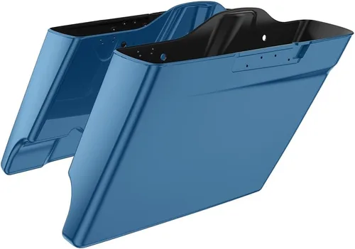 Vista 66 de Alforjas extendidas para Harley Touring Street Glide, Electra Glide, Road Glide 2014-2023 (whisky ámbar)