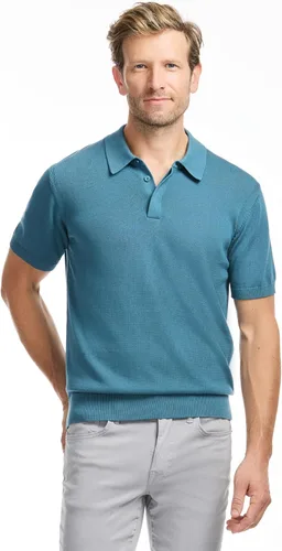 Vista 6 de SAKS Fifth Avenue Polo de punto acanalado de manga corta para hombre
