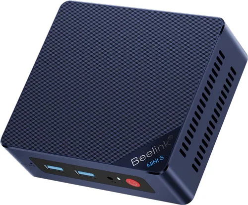 Vista 14 de Beelink ME Mini PC, NAS de escritorio Intel N95 12G LPDDR5, 1TB M.2 PCIe 3.0x1 SSD, 6 x ranuras SSD M.2, LAN dual 2.5G/servidor