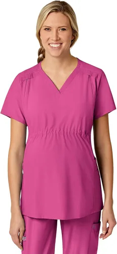 Vista 21 de Wink W123 - Camiseta de maternidad con cuello en V Negro