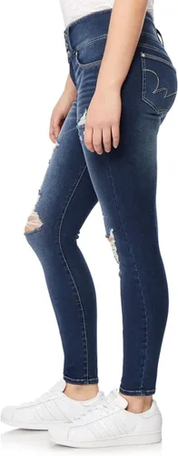 Vista 3 de WallFlower Women's Sassy Skinny High-Rise Insta Soft Juniors Jeans (Standard and Plus)