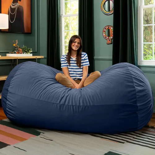 Vista 18 de Puff/tumbona gigante Saxx de la marca Jaxx, Camel