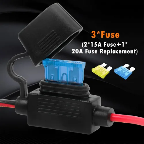 Vista 2 de CUZEC 1FT/1.0 ft 16AWG SAE a enchufe adaptador de enchufe enchufe con conector SAE (CU10400B)