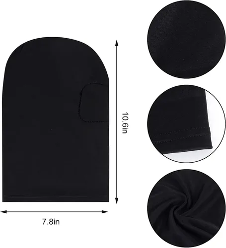 Vista 2 de Zentai - Máscara de capucha de cobertura completa de elastano, máscara de ojos abiertos y boca elástica transpirable para Halloween, cosplay