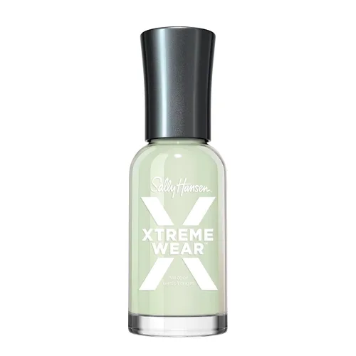 Vista 118 de Sally Hansen Xtreme Wear Esmalte de uñas sin rayas, acabado brillante, duradero, resistente a las astillas, transparente, color de uñas plateado 130