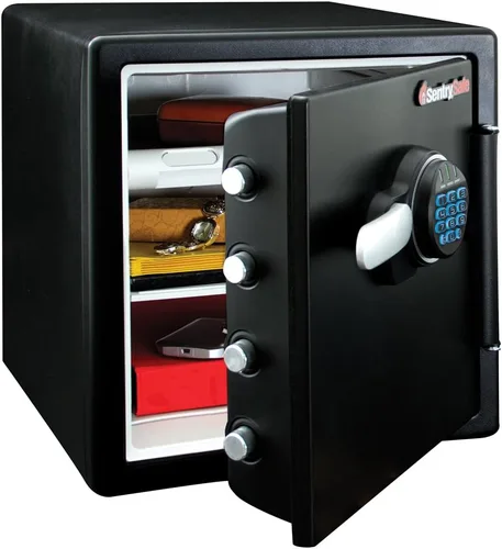 Vista 6 de SentrySafe Caja de seguridad contra incendios, caja de seguridad extra grande con clave, 1,23 pies cúbicos, SFW123CU