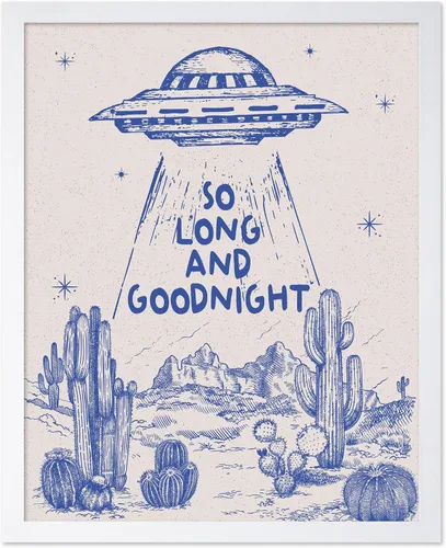 Vista 28 de Poster Master Póster de You've Yeed Your Last Haw, estampado retro de vaquero azul, arte occidental, arte moderno, arte del salvaje oeste, regalo