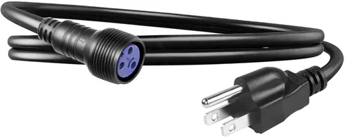 Vista 8 de Cable de cable de luces de escenario al aire libre, cable DMX aterproof de 3.3 ft/3.2 pies con XLR macho para luz Par LED impermeable usada por