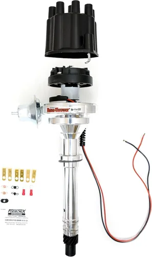 Vista 2 de Pertronix D7100700 - Distribuidor electrónico de palanquilla con tapa negra con tecnología Ignitor III para Chevrolet Small Block/Big Block