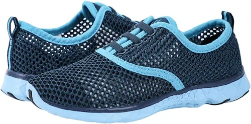Vista 6 de ALEADER Zapatos acuáticos ligeros para mujer, zapatos de natación de secado rápido