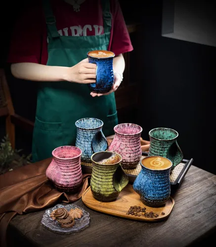 Vista 7 de Taza Calentadora de Manos de Cerámica de 18 oz, Taza de Café Calentadora de Manos Novedosa, Taza de Té, Mantén Tus Manos Calientes, Calentador
