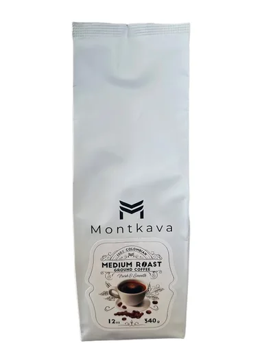 Vista 8 de Montkava Café molido colombiano característico, sabroso, aromático y suave, de origen sostenible y recién tostado, ideal para goteo, prensa francesa