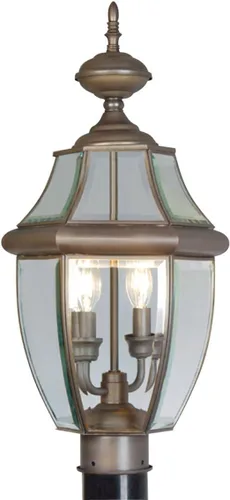 Vista 7 de Livex Lighting 2254-01 Monterey - Lámpara de 2 luces, latón antiguo