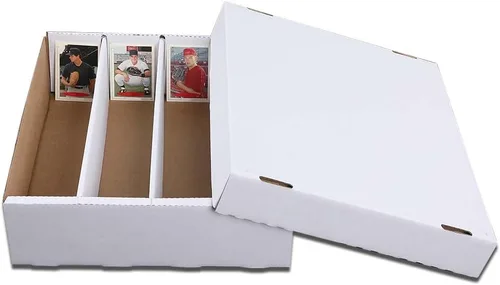 Vista 11 de PIT66 Caja de almacenamiento de 200 tarjetas intercambiables, paquete de 50 cajas de almacenamiento de cartón corrugado para tarjetas