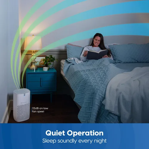 Vista 5 de Vacmaster AP272 - Purificadores de aire actualizados para el dormitorio del hogar, cubre hasta 1360 pies cuadrados, filtro H13 True HEPA con 4