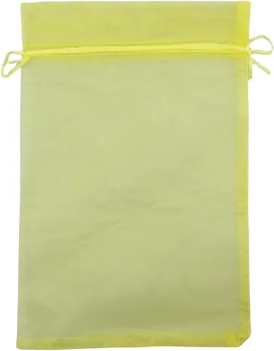 Vista 18 de 8 x 12 pulgadas 100 piezas bolsas con cordón de tela de organza bolsa de regalo de joyería bolsa de caramelo favores de boda B231 (verde manzana)