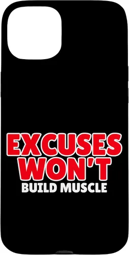 Vista 9 de Funda divertida con frase motivacional para iPhone 16 Fitness