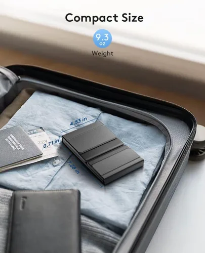 Vista 7 de Samsers Teclado Bluetooth plegable con panel táctil, teclado portátil plegable inalámbrico de tamaño completo para iOS, Android, Windows, Mac