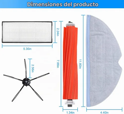 Vista 6 de Piezas de repuesto S7 para accesorios Roborock S7 MaxV Ultra S7-T7S