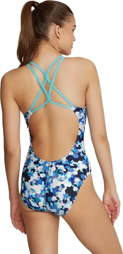 Vista 4 de Speedo Traje de baño de una pieza para mujer con correa fina de corte alto