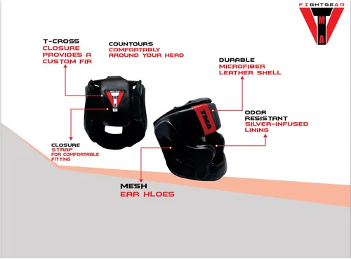 Vista 6 de TMA Casco adulto para boxeo, entrenamiento de MMA y kickboxing, casco para Sparring, Muay Thai