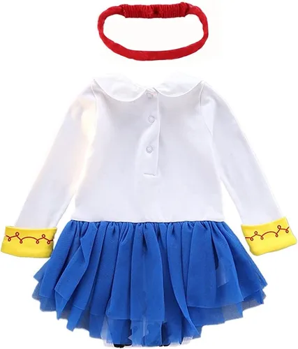 Vista 199 de Disfraz de princesa de Belle Sofía Blancanieves para niñas pequeñas, disfraz de princesa, Navidad, Halloween, mameluco con diadema