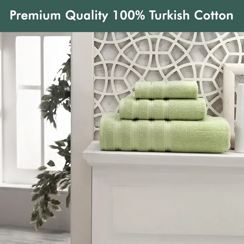 Vista 4 de Classic Turkish Towels - Juego de toallas de baño de 4 piezas para hotel o spa, resistentes y de secado rápido, fabricadas con 100% algodón turco