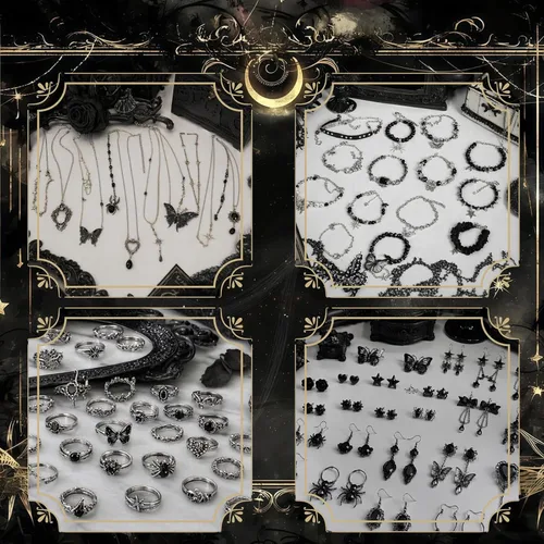 Vista 4 de SMUOBT Juego de cajas de joyería misteriosa, regalo sorpresa para mujeres