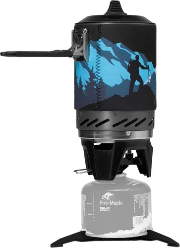 Vista 11 de Estufa portátil Fire-Maple Star X2 Pro para mochileros y campamentos - Herramienta de cocina de campamento rápida, compacta y eficiente para Negro