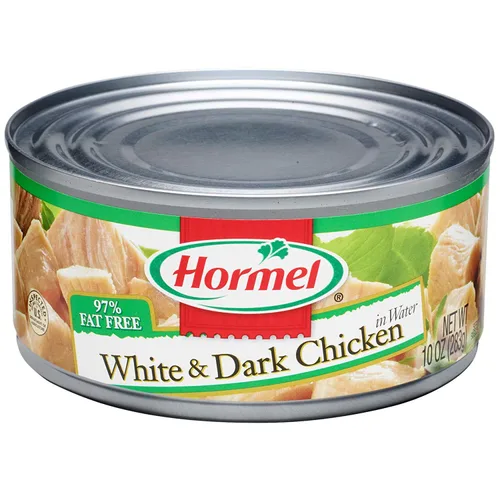 Vista 7 de Hormel Pechuga de pollo prémium en agua con carne de costilla, 98% libre de grasa, latas de 5 onzas (paquete de 12) 98% libre de grasa