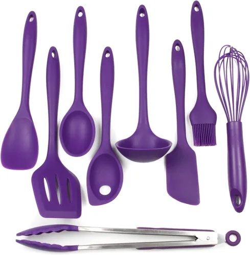 Vista 14 de Chef Craft Juego de herramientas de cocina de silicona premium multicolor de 5 piezas, surtido (42086)