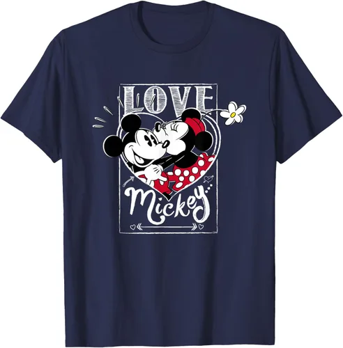 Vista 45 de Disney Mickey & Minnie Mouse Love Mickey - Camiseta para el día de San Valentín