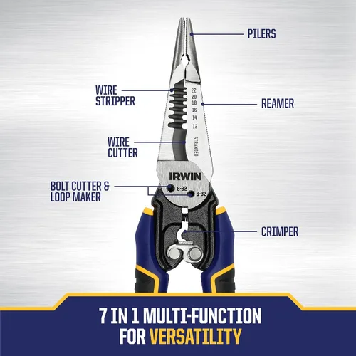 Vista 3 de IRWIN VISE-GRIP Pelacables, multifunción 7 en 1 (IWHT84002)