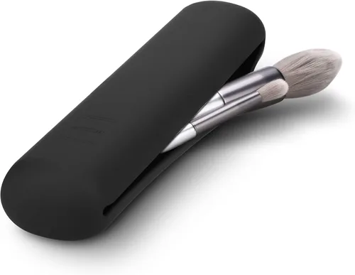 Vista 12 de FERYES Soporte para brochas de maquillaje de viaje, Negro, L, Simplicidad