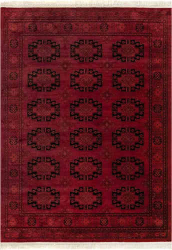 Vista 3 de Nuloom Diandra Red/marfil, 9 pies 2 pulgadas x 12 pies, tribal, suave y suave, con alto tráfico, resistente a las manchas, fácil de limpiar